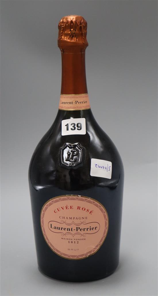 A Magnum of Laurent Perrier Cuvee Rose champagne